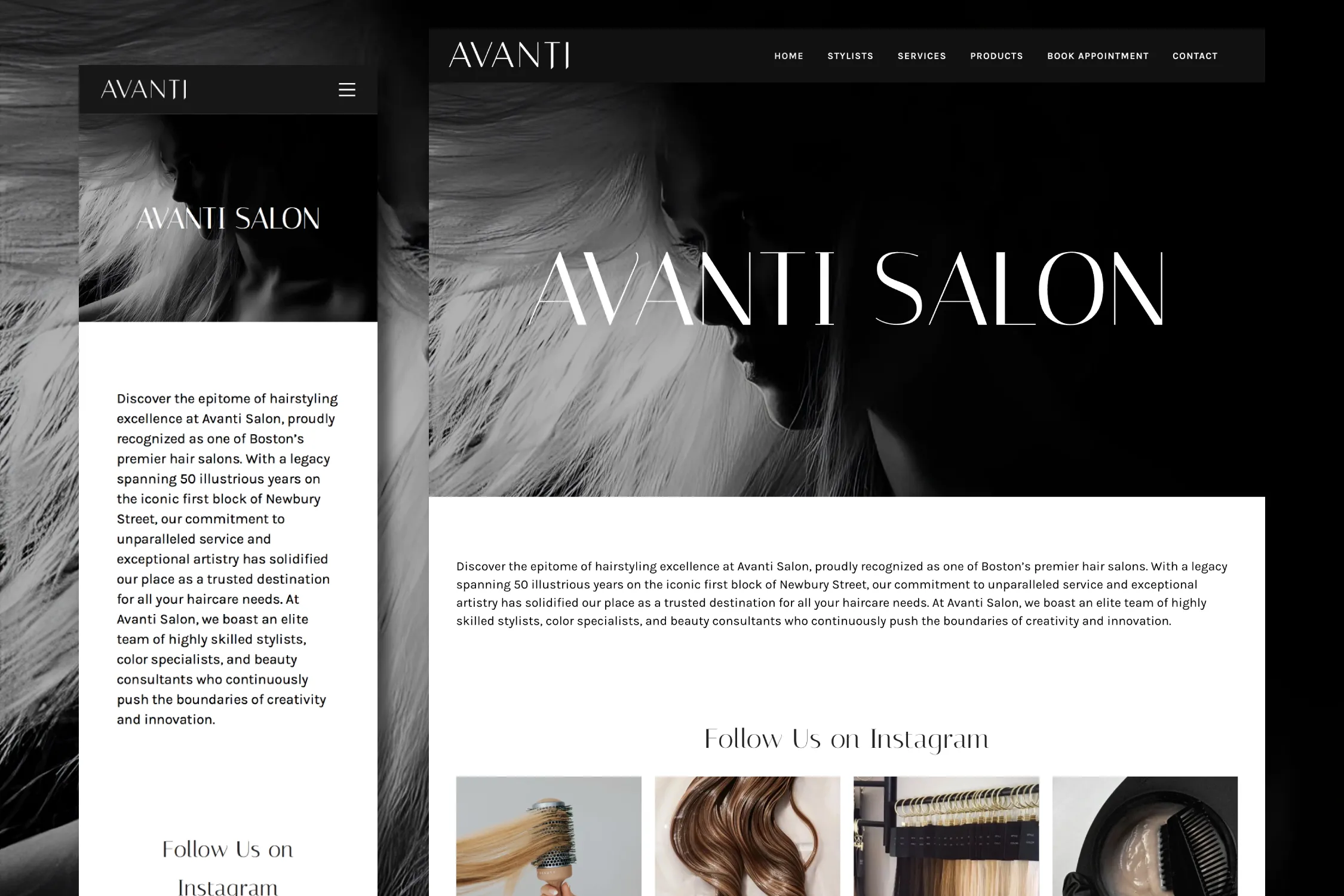 Avanti Salon Best hair salons Boston Newbury