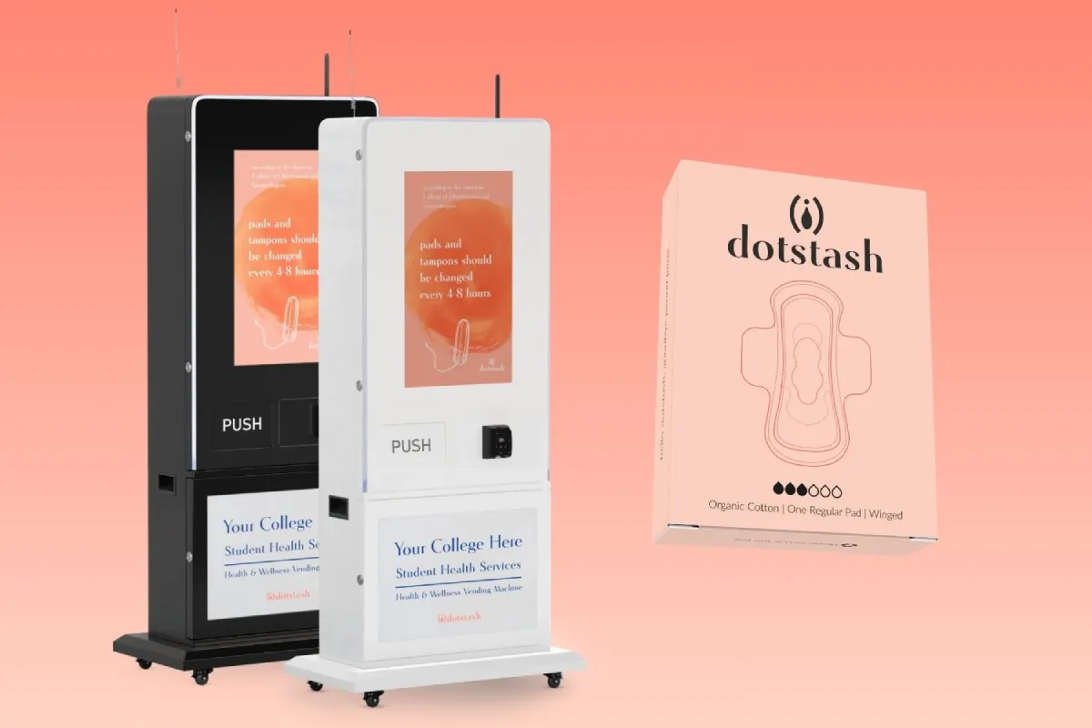 Dotstash Health and Wellness Machine and Organic Biodegradable Pads - Stranded