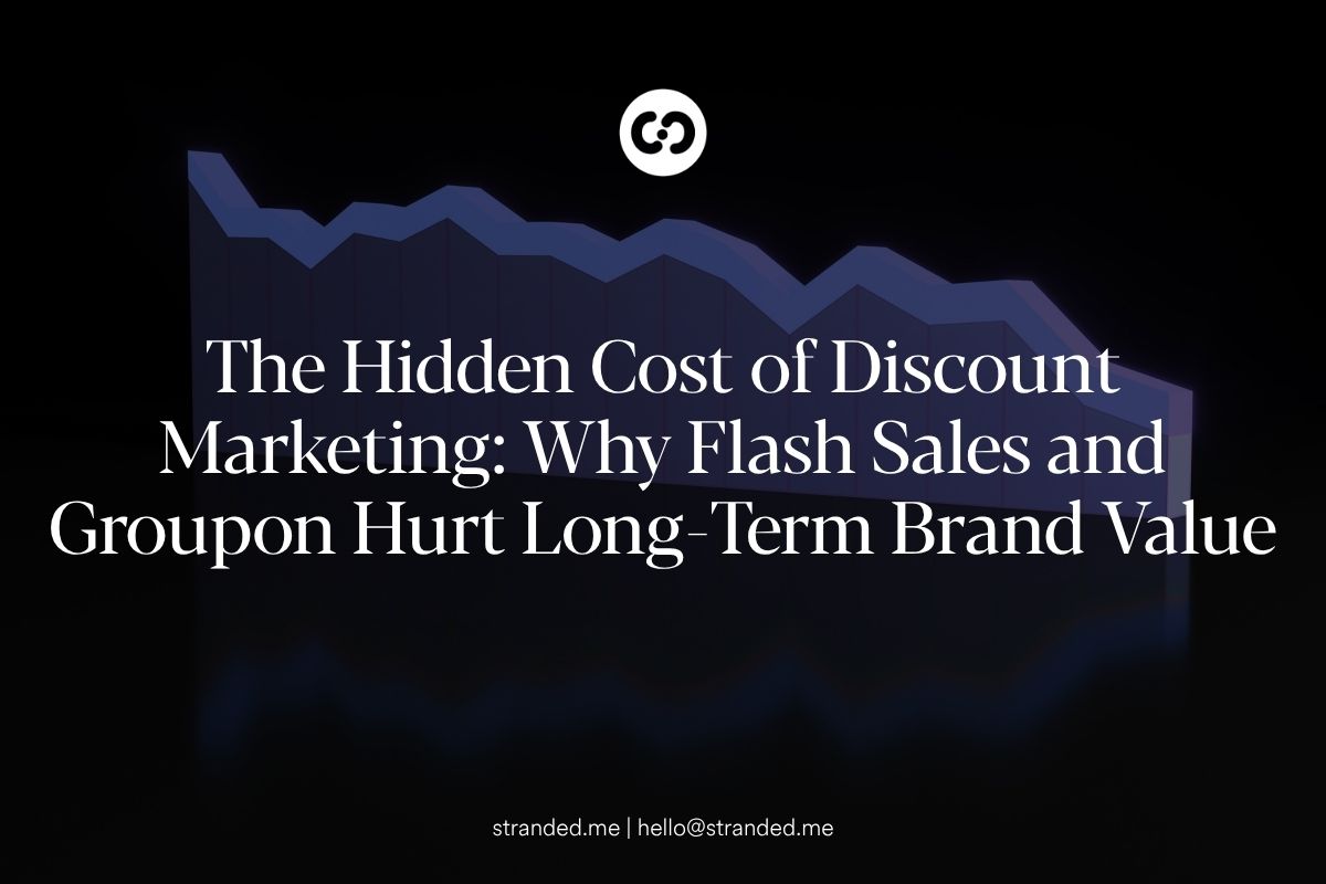 Med spa marketing strategy showing how flash sales and Groupon can damage long-term brand value